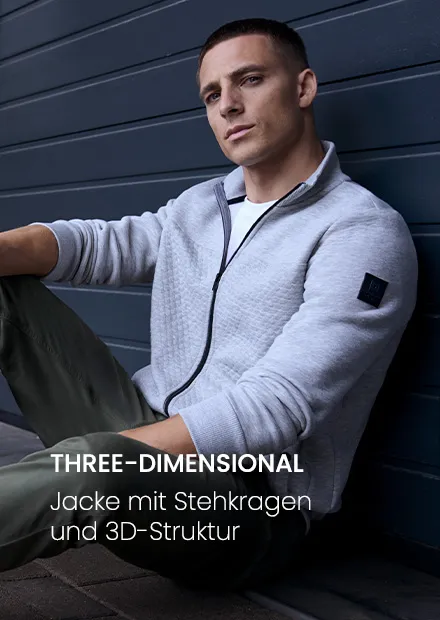 Jacke mit Stehkragen