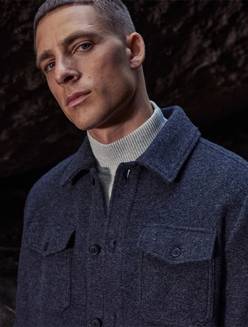 Wool-Mix Overshirt